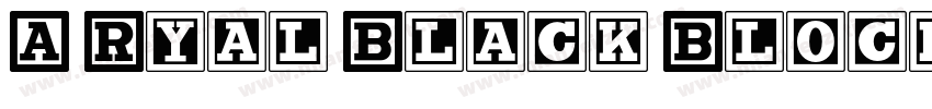 A Ryal Black Block字体转换